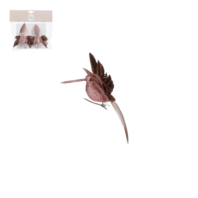 Lot de 2 colibris rose