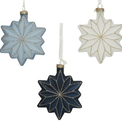 Etoile de Noël avec paillettes