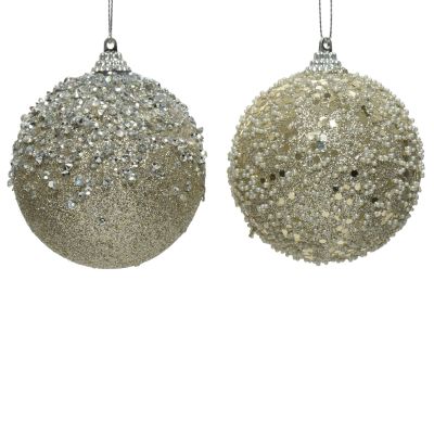 Boule de Noël à strass