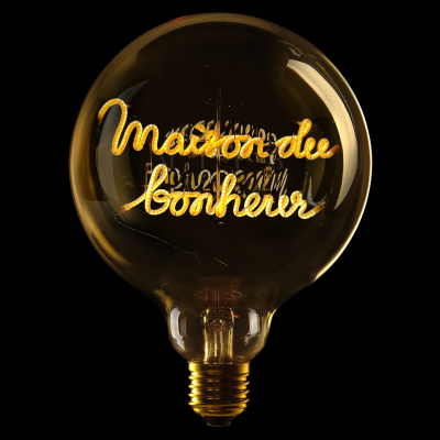 Ampoule à poser "Maison du bonheur"